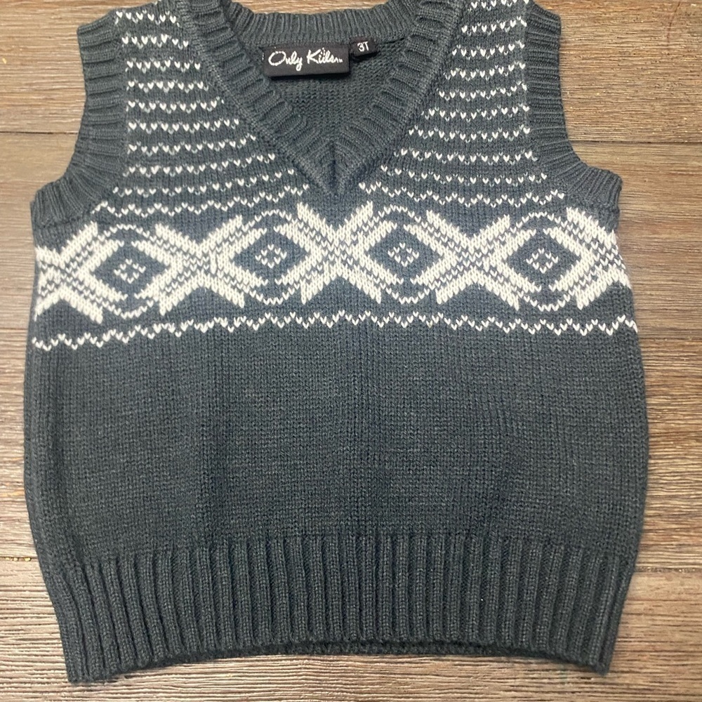 Only Kids Sweater vest boys size 3T
